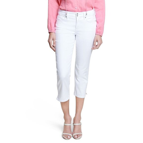 NYDJ Denim - NYDJ Cool Embrace Skinny Crop Side Slits Optic - a377695